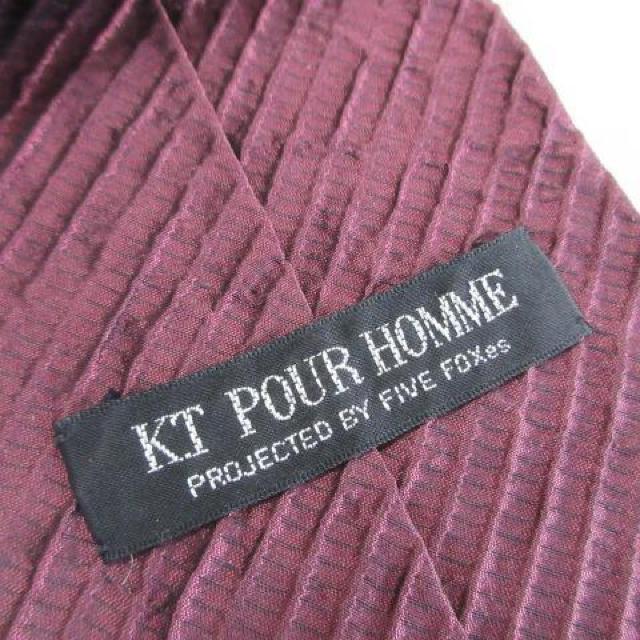 �� �P�[�e�B�[�v�[���I�� KT POUR HOMME �l�N�^�C �V���N100�� �� �j���t�@�b�V������ 