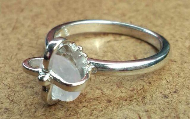 新品*天然石*クラウン*リング*ローズクォーツ*ストーン*シルバー*指輪*恋愛成就*美容*健康 < 女性アクセサリー/時計  新品*天然石*クラウン*リング*ローズクォーツ*ストーン*シルバー*指輪*恋愛成就*美容*健康  < 女性アクセサリー/時計の