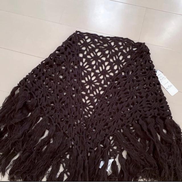 新品 かぎ針編み ショール ブラウン < 女性ファッション  新品 かぎ針編み ショール ブラウン < 女性ファッションの
