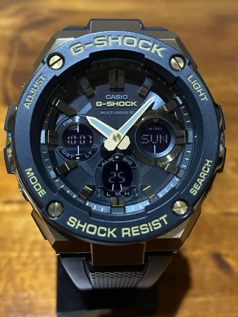 CASIO G-SHOCK GST-W100G カシオ Gショック 電波ソーラー 美品 < ブランド  CASIO G-SHOCK GST-W100G カシオ Gショック 電波ソーラー 美品  < ブランドの