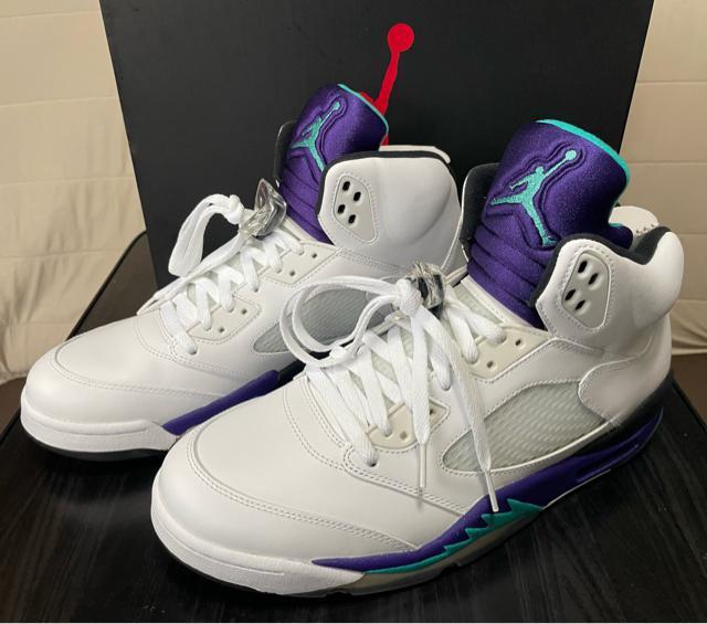 新品 AIR JORDAN 5 RETRO GRAPE 2013 136027-108 エア ジョーダン 5 オリジナルカラー < ブランド  新品 AIR JORDAN 5 RETRO GRAPE 2013 136027-108 エア ジョーダン 5 オリジナルカラー < ブランドの