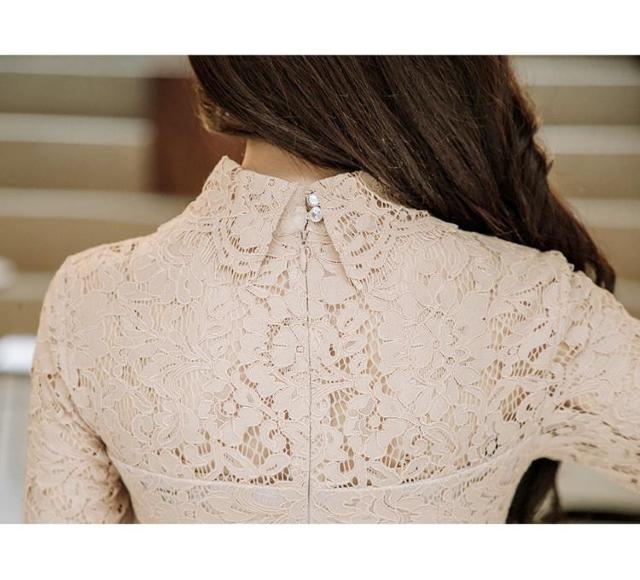 総レース ワンピース レース 膝丈 七分袖 薄手 着痩せ 韓国風 韓国ファッション 上品 美脚 セクシー 通勤 OL 3サイズ < 女性ファッション  総レース ワンピース レース 膝丈 七分袖 薄手 着痩せ 韓国風 韓国ファッション 上品 美脚 セクシー 通勤 OL 3サイズ < 女性ファッションの