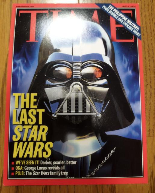TIME 表紙 ラスト・スター・ウォーズ ダース・ベイダー ハガキ 非売品 < アニメ/コミック/キャラクター  TIME 表紙 ラスト・スター・ウォーズ ダース・ベイダー ハガキ 非売品  < アニメ/コミック/キャラクターの