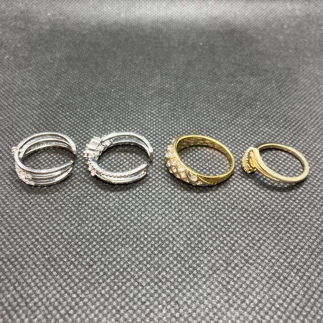 即決 デザインリング 指輪 4個セット < 女性アクセサリー/時計 即決 デザインリング 指輪 4個セット < 女性アクセサリー/時計の