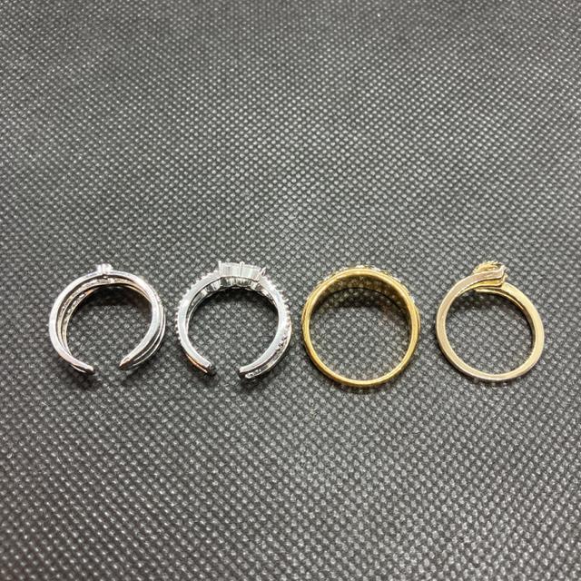 即決 デザインリング 指輪 4個セット < 女性アクセサリー/時計 即決 デザインリング 指輪 4個セット < 女性アクセサリー/時計の