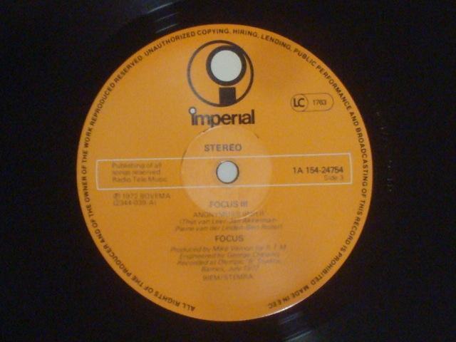 FOCUS 3 / FOCUS EEC盤2LP < CD/DVD/ビデオ  FOCUS 3 / FOCUS EEC盤2LP < CD/DVD/ビデオの