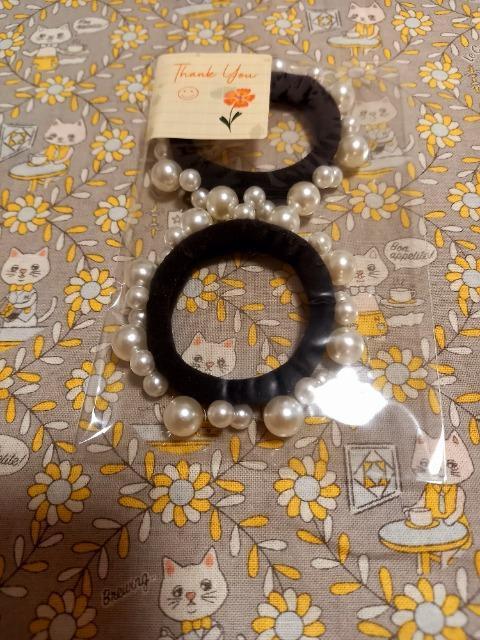 新品☆パールのヘアゴム☆ < 女性アクセサリー/時計  新品☆パールのヘアゴム☆  < 女性アクセサリー/時計の