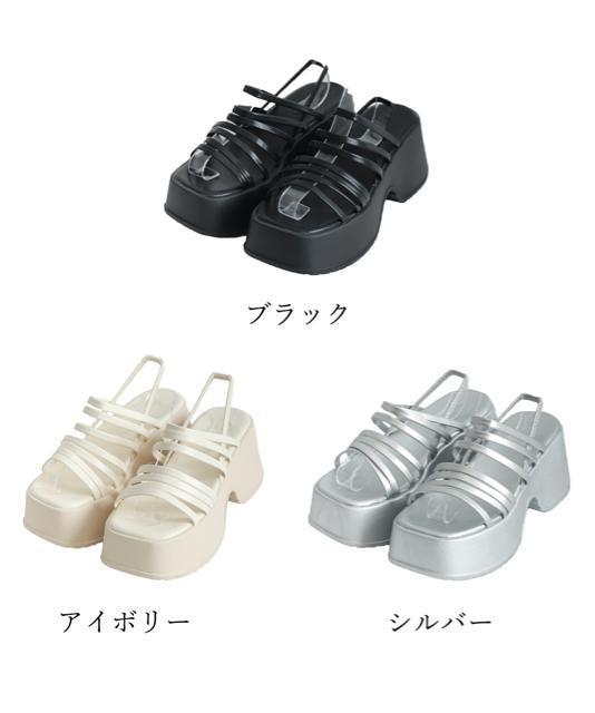 送料無料 新品 厚底サンダル ストラップサンダル 美脚夏 < 女性ファッション  送料無料 新品 厚底サンダル ストラップサンダル 美脚夏 < 女性ファッションの