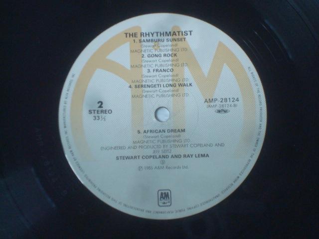 Y}eBXgiTHE RHYTHMATISTj / X`[gER[vgiSTEWART COPELANDj ѕtLP  CD/DVD/rfI 