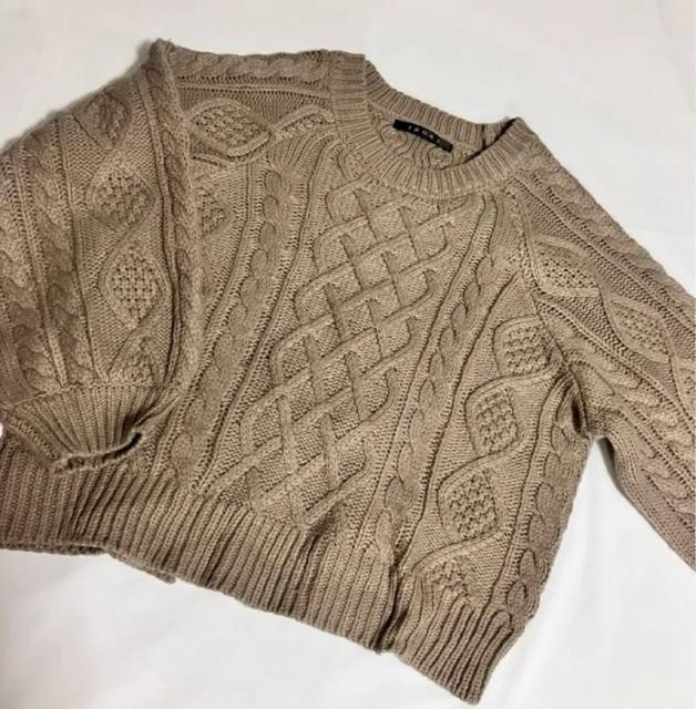 INGNI 腰空きリボン付 ニット セーター レディース < ブランド INGNI 腰空きリボン付 ニット セーター レディース < ブランドの