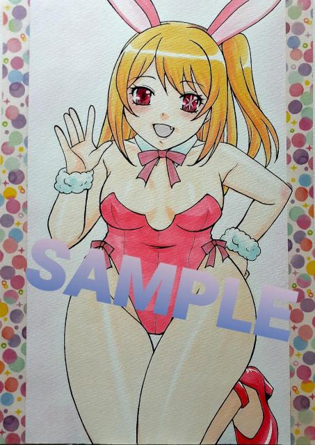 自作イラストB5 推しの子/星野ルビー/バニー < アニメ/コミック/キャラクター  自作イラストB5 推しの子/星野ルビー/バニー < アニメ/コミック/キャラクターの