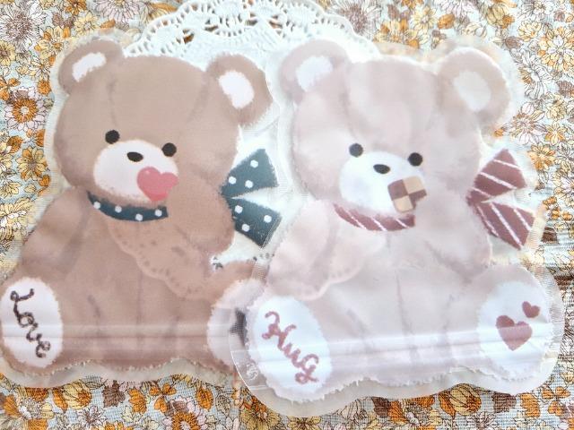 お裾分け☆ダイカットくまさんジップバック2枚☆ < インテリア/ライフ お裾分け☆ダイカットくまさんジップバック2枚☆ < インテリア/ライフの