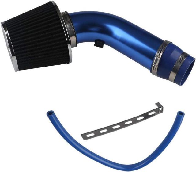 76mm口径対応アルミ製エアインテークパイプエアクリーナー付属自動車用汎用ブルー < 自動車/バイク 76mm口径対応アルミ製エアインテークパイプエアクリーナー付属自動車用汎用ブルー < 自動車/バイク
