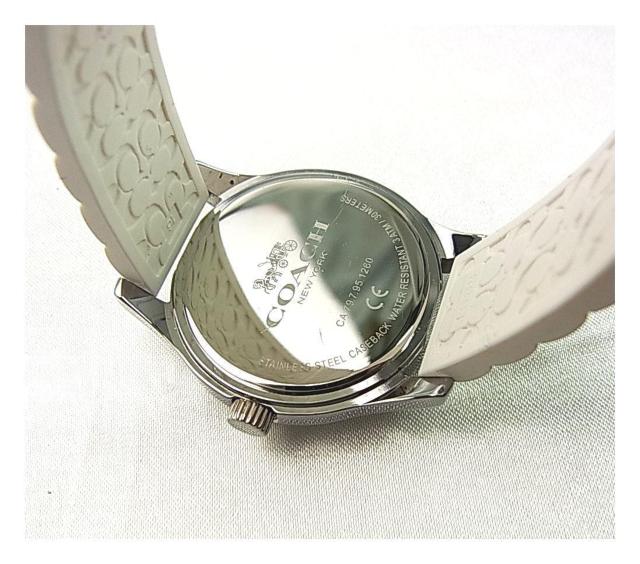 500�~�X�^�y���K�ɔ��i�zCOACH �R�[�` �r���v �V���o�[ �~ �z���C�g �^��CA.79.7.95.1260 �� �u�����h�� 