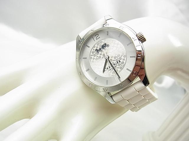 500�~�X�^�y���K�ɔ��i�zCOACH �R�[�` �r���v �V���o�[ �~ �z���C�g �^��CA.79.7.95.1260 �� �u�����h�� 