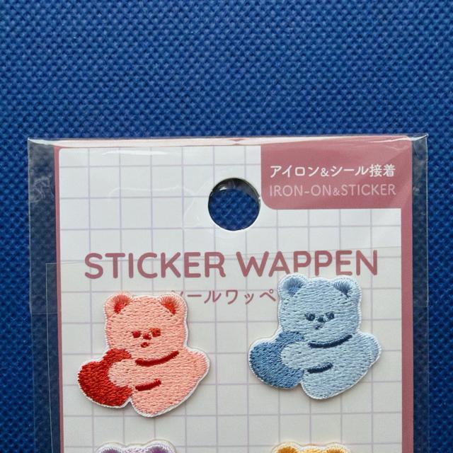 新品 カラフル くま クマ ハート 刺繍 アイロン接着 ワッペン シール ハンドメイド N2m < ペット/手芸/園芸 新品 カラフル くま クマ ハート 刺繍 アイロン接着 ワッペン シール ハンドメイド N2m < ペット/手芸/園芸の