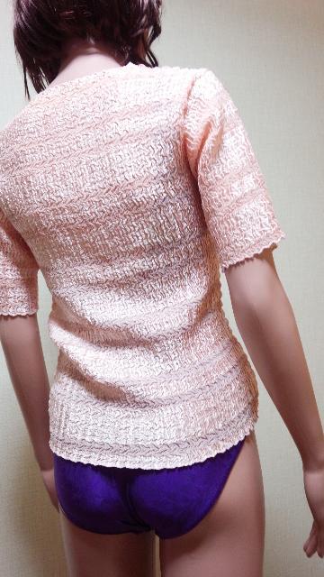 新同☆PICCOT☆可愛い光沢くしゅA素材のカットソー T192☆3点で即落 < 女性ファッション  新同☆PICCOT☆可愛い光沢くしゅA素材のカットソー T192☆3点で即落 < 女性ファッションの