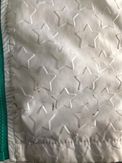 MOUJONJON☆薄手パーカー☆シャカシャカ☆星柄☆110cm < ブランド  MOUJONJON☆薄手パーカー☆シャカシャカ☆星柄☆110cm < ブランドの