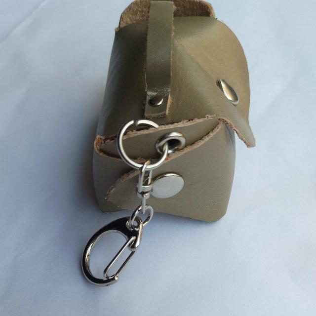 DIY 本革 ミニバッグ くすみゴールド キーホルダー < ペット/手芸/園芸  DIY 本革 ミニバッグ くすみゴールド キーホルダー < ペット/手芸/園芸の