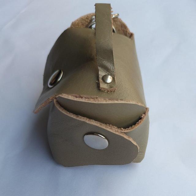 DIY 本革 ミニバッグ くすみゴールド キーホルダー < ペット/手芸/園芸  DIY 本革 ミニバッグ くすみゴールド キーホルダー < ペット/手芸/園芸の