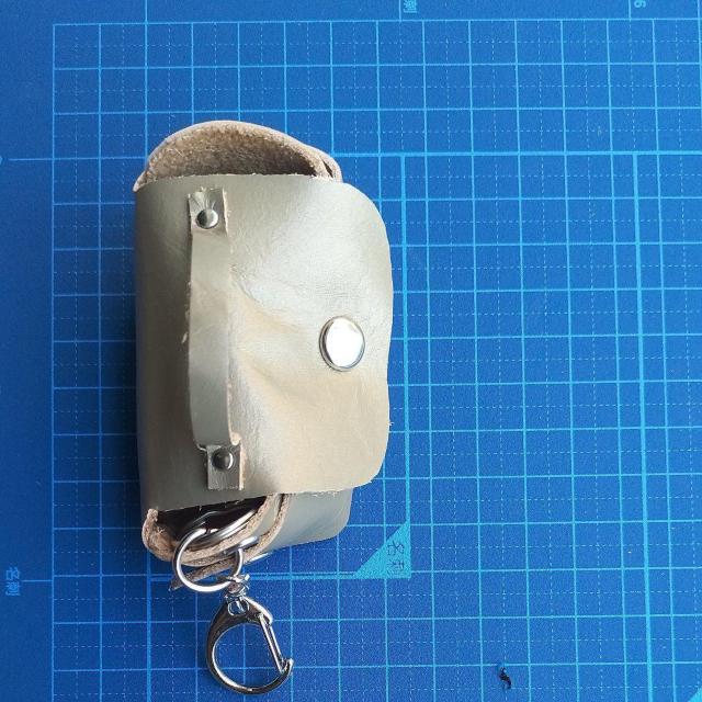 DIY 本革 ミニバッグ くすみゴールド キーホルダー < ペット/手芸/園芸  DIY 本革 ミニバッグ くすみゴールド キーホルダー < ペット/手芸/園芸の