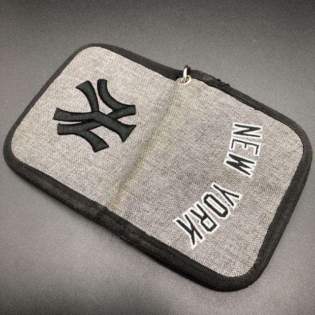 即決 MLB ニューヨークヤンキース 二つ折り財布 < 男性ファッション  即決 MLB ニューヨークヤンキース 二つ折り財布 < 男性ファッションの