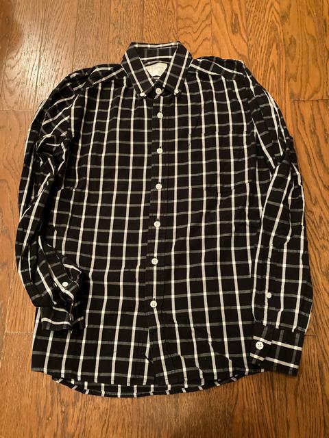saturdays surf nyc サタデーズサーフニューヨーク チェック シャツ ブラック 古着 ロンハーマン  < 男性ファッション  saturdays surf nyc サタデーズサーフニューヨーク チェック シャツ ブラック 古着 ロンハーマン   < 男性ファッションの
