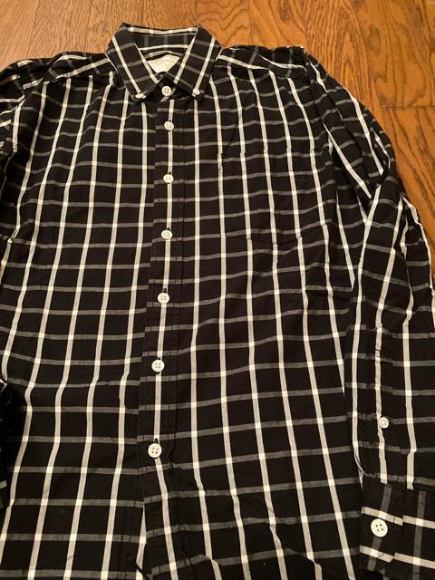 saturdays surf nyc サタデーズサーフニューヨーク チェック シャツ ブラック 古着 ロンハーマン  < 男性ファッション  saturdays surf nyc サタデーズサーフニューヨーク チェック シャツ ブラック 古着 ロンハーマン  < 男性ファッションの