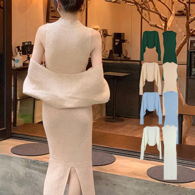 送料無料 新品 ニットワンピース アンサンブルレディース < 女性ファッション  送料無料 新品 ニットワンピース アンサンブルレディース  < 女性ファッションの