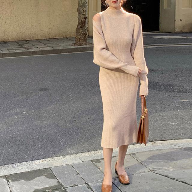 送料無料 新品 ニットワンピース アンサンブルレディース < 女性ファッション  送料無料 新品 ニットワンピース アンサンブルレディース < 女性ファッションの