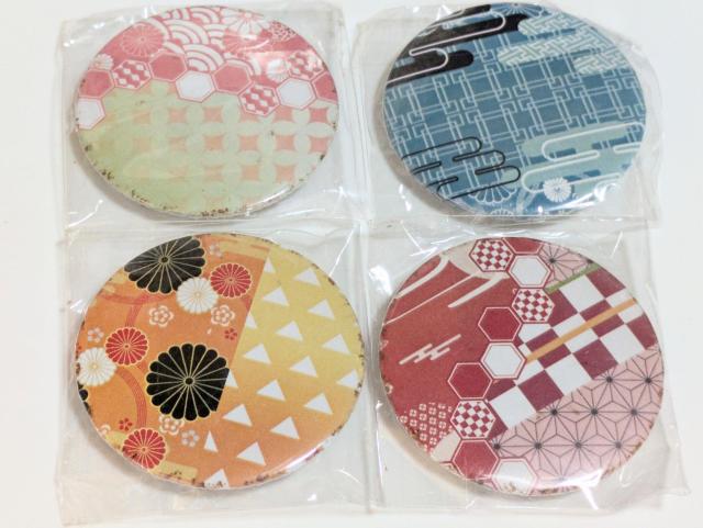 和柄缶バッジE/4個セット/54_/モバペイ < 女性ファッション  和柄缶バッジE/4個セット/54_/モバペイ  < 女性ファッションの