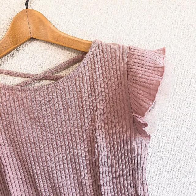 ◆AG by aquagirl/エージーバイアクアガール◆袖チュールノースリカットソー★ピンクM*高見えアイテム♪ < ブランド ◆AG by aquagirl/エージーバイアクアガール◆袖チュールノースリカットソー★ピンクM*高見えアイテム♪ < ブランドの