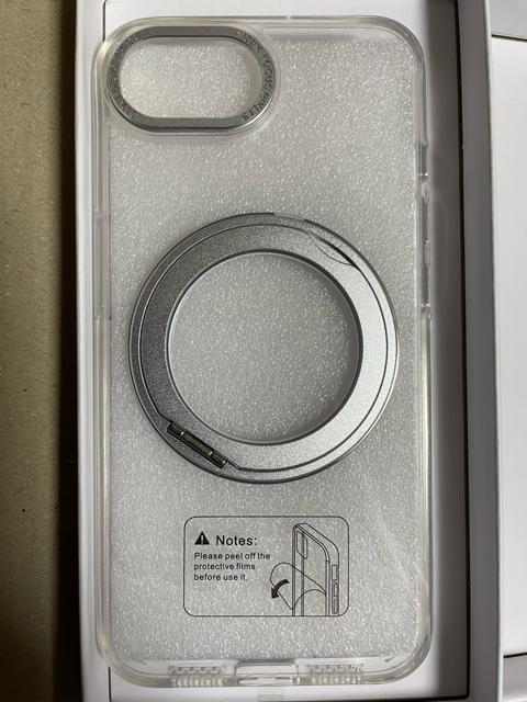 iPhone16e�p�P�[�X Magsafe�Ή� ���C�����X�[�d 360����]�X�^���h �X�}�z�P�[�X �ϏՌ� �}�O�Z�[�t �����O�t�� �� �Ɠd/AV�� 