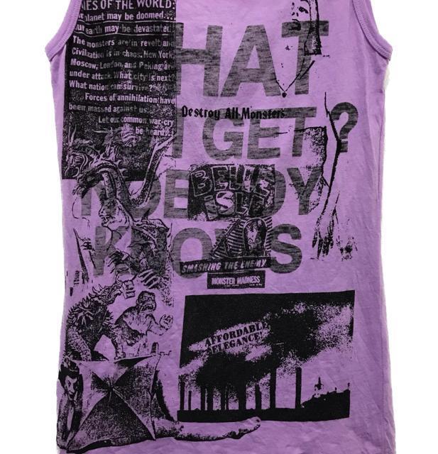 ヒステリックグラマー DAMコラボ ロゴ プリント 総柄 ノースリーブ トップス < ブランド ヒステリックグラマー DAMコラボ ロゴ プリント 総柄 ノースリーブ トップス < ブランドの