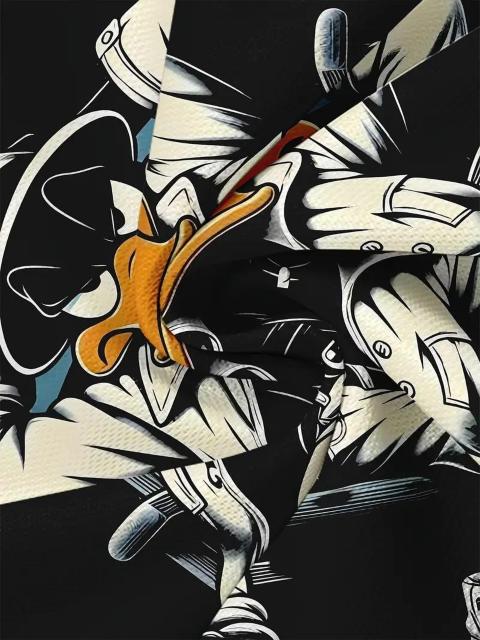 爆ヤス価格1390円★メンズ 3Dグラフィックプリント 半袖Tシャツ - ブラック USAサイズM(日本サイズXL相当) < 男性ファッション 爆ヤス価格1390円★メンズ 3Dグラフィックプリント 半袖Tシャツ - ブラック USAサイズM(日本サイズXL相当) < 男性ファッションの