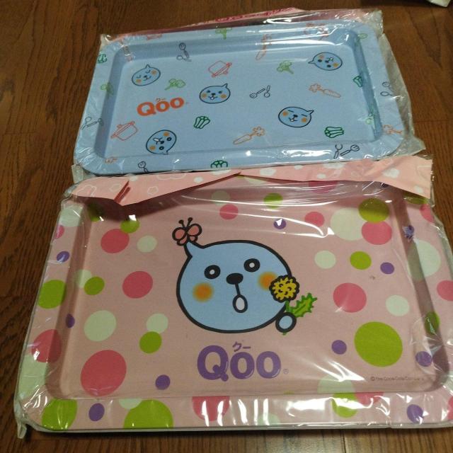 Qooキャラクター トレー 2枚セット < インテリア/ライフ  Qooキャラクター トレー 2枚セット  < インテリア/ライフの