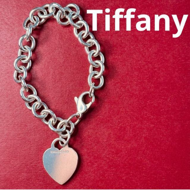 【美品 】ティファニー TIFFANY★リターントゥ★ハートタグ ブレスレット 17.5cm シルバー SV925 バングル < ブランド 【美品 】ティファニー TIFFANY★リターントゥ★ハートタグ ブレスレット 17.5cm シルバー SV925 バングル < ブランドの