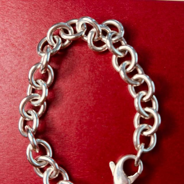 【美品 】ティファニー TIFFANY★リターントゥ★ハートタグ ブレスレット 17.5cm シルバー SV925 バングル < ブランド 【美品 】ティファニー TIFFANY★リターントゥ★ハートタグ ブレスレット 17.5cm シルバー SV925 バングル < ブランドの