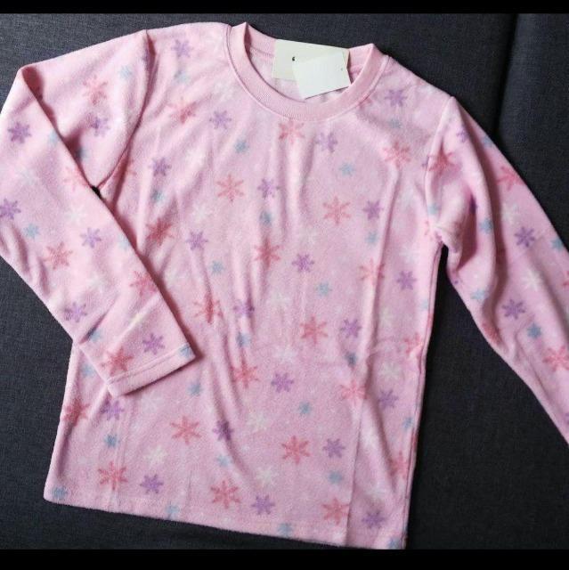 150★雪の結晶柄フリーストップス★新品★送料無料 < キッズ/ベビー 150★雪の結晶柄フリーストップス★新品★送料無料 < キッズ/ベビーの