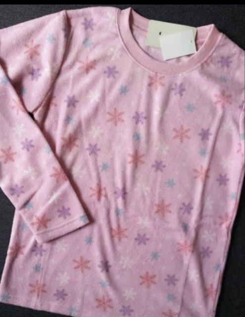 150★雪の結晶柄フリーストップス★新品★送料無料 < キッズ/ベビー 150★雪の結晶柄フリーストップス★新品★送料無料 < キッズ/ベビーの