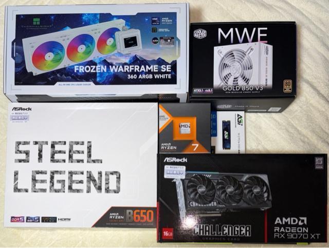 yقڐVizQ[~OPC Ryzen7 7800X3D RX9070XT SSD1TB 32GB 850W  PC{/Ӌ@ 