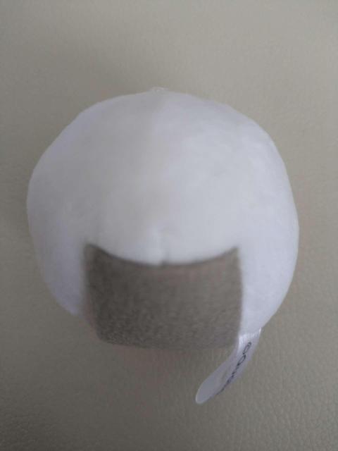 ふわふわおにぎりマスコット キーホルダー 白い丸型ぬいぐるみ < おもちゃ ふわふわおにぎりマスコット キーホルダー 白い丸型ぬいぐるみ < おもちゃの