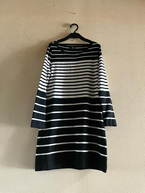 【2WAY】RAF RAF◆ストール付◆上質ボーダー柄ニットワンピース◆秋冬 < 女性ファッション  【2WAY】RAF RAF◆ストール付◆上質ボーダー柄ニットワンピース◆秋冬 < 女性ファッションの