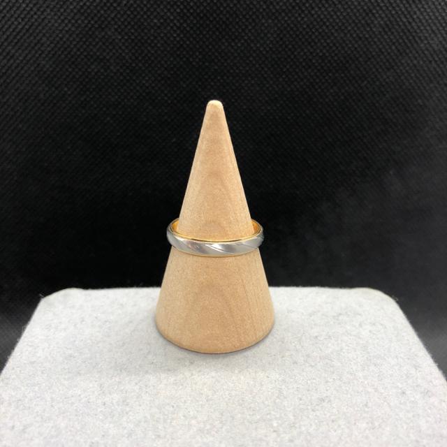 即決 Aquascutum アクアスキュータム K18 Pt900 リング 指輪 < ブランド  即決 Aquascutum アクアスキュータム K18 Pt900 リング 指輪 < ブランドの