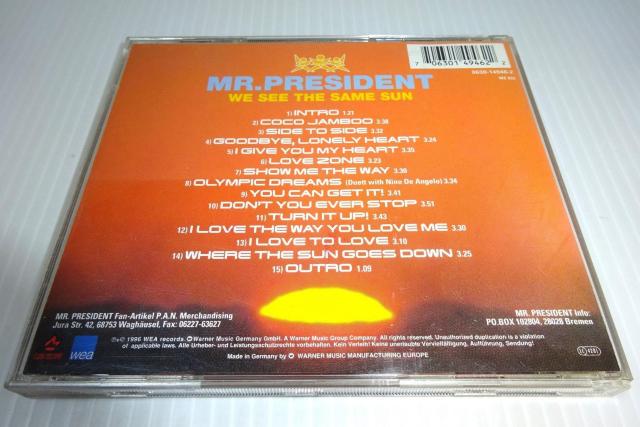 ~X^[vWfgWe See The Same Sun(A)Mr. President2270~  CD/DVD/rfI 