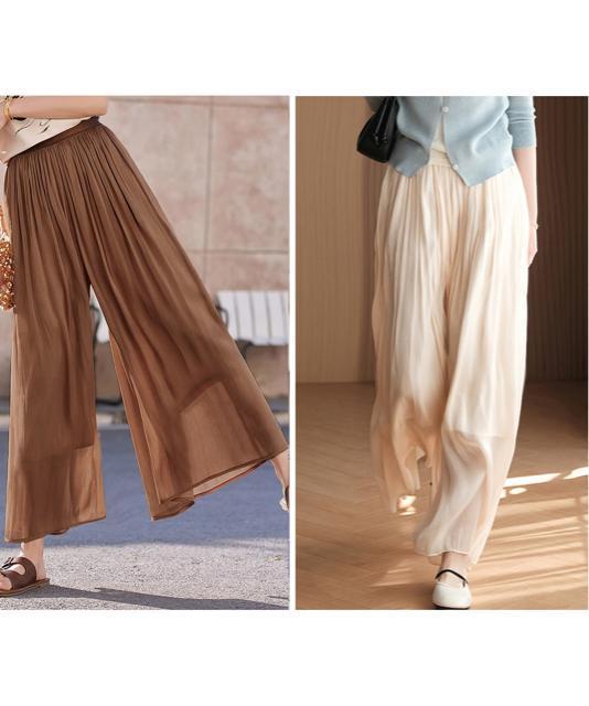送料無料 新品 シアーワイドパンツ 冷感キュロットパンツ < 女性ファッション  送料無料 新品 シアーワイドパンツ 冷感キュロットパンツ < 女性ファッションの