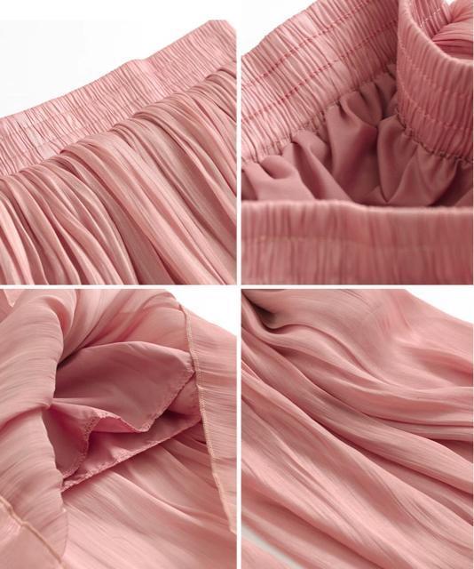 送料無料 新品 シアーワイドパンツ 冷感キュロットパンツ < 女性ファッション  送料無料 新品 シアーワイドパンツ 冷感キュロットパンツ < 女性ファッションの