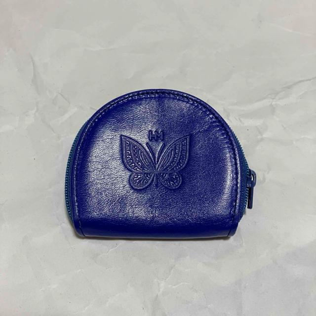 【HANAE MORI / ハナエモリ】 レザー / コインケース / 青 < ブランド 【HANAE MORI / ハナエモリ】 レザー / コインケース / 青 < ブランドの