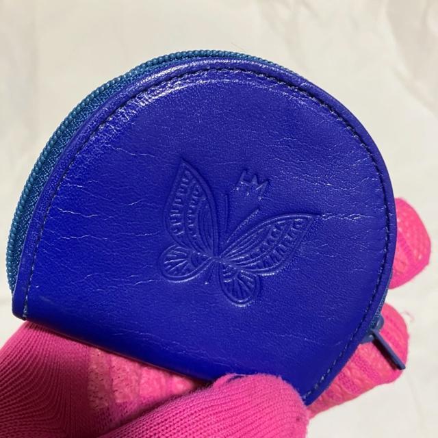 【HANAE MORI / ハナエモリ】 レザー / コインケース / 青 < ブランド 【HANAE MORI / ハナエモリ】 レザー / コインケース / 青 < ブランドの