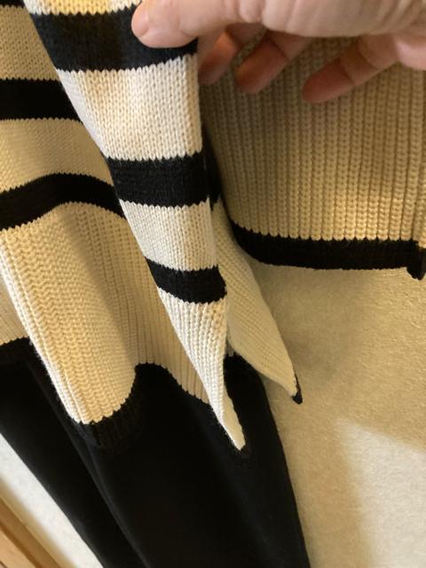 フリー未使用黒白ボーダータートルセーター < 女性ファッション フリー未使用黒白ボーダータートルセーター < 女性ファッションの